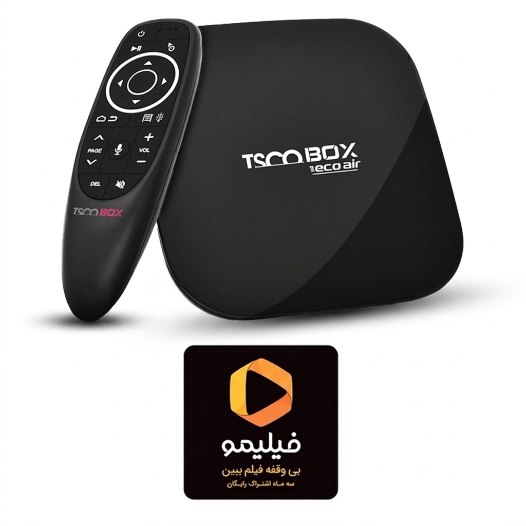 اندروید باکس تسکو مدل TAB ECO AIR به همراه ایر ماوس و اشتراک سه ماهه فیلیمو