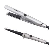 اتو و حالت دهنده ی مو حرفه ای رومئو مدل RM-5555 به همراه فر کننده مو