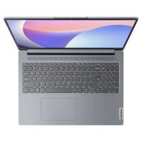 لپ‌تاپ 15.6 اینچی لنوو مدل IdeaPad Slim 3 15IRU8 با رم 8 گیگابایت، حافظه SSD با ظرفیت 512 گیگابایت، نمایشگر Full HD مات، وبکم 720p با درپوش لنز و پشتیبانی از Wi-Fi 6