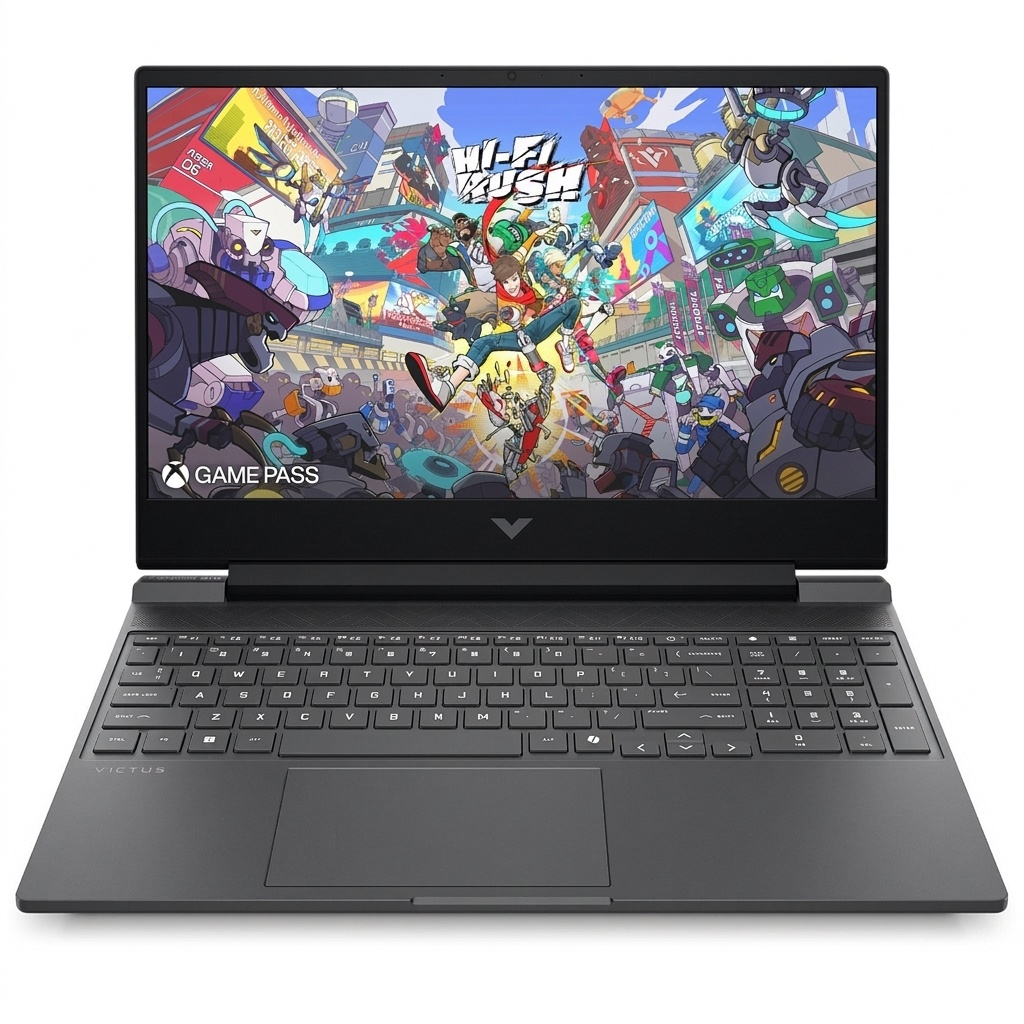 لپ‌تاپ 15.6 اینچی اچ‌پی مدل Victus 15 fa2013dx با پردازنده Core i5-13420H، کارت گرافیک GeForce RTX 3050 با حافظه 6 گیگابایت، رم 8 گیگابایت DDR4، حافظه SSD NVMe با ظرفیت 512 گیگابایت و نمایشگر Full HD با نرخ نوسازی 144 هرتز
